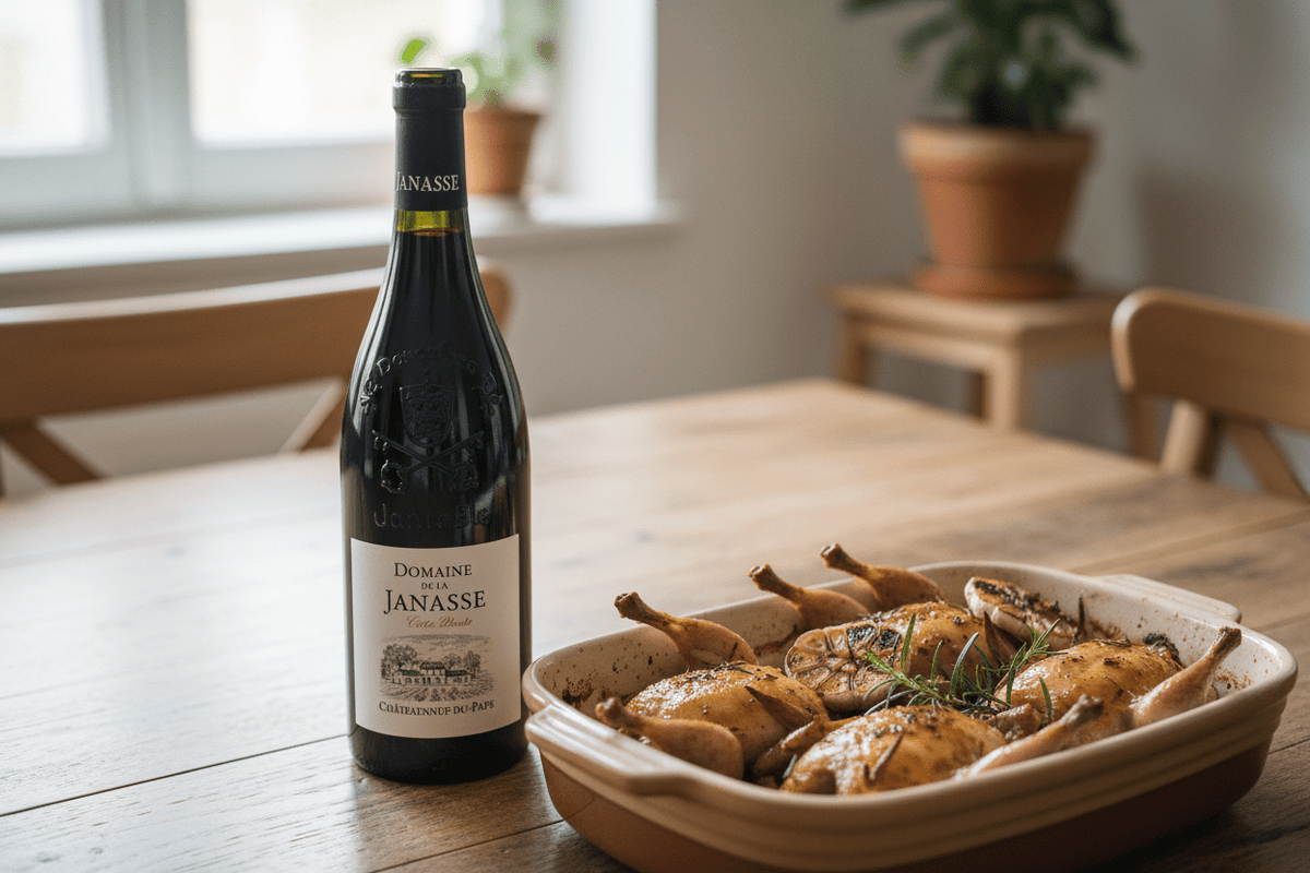 Vino tinto chateauneuf-du-pape chaupin 2022 - Vino de Francia - La Cava
