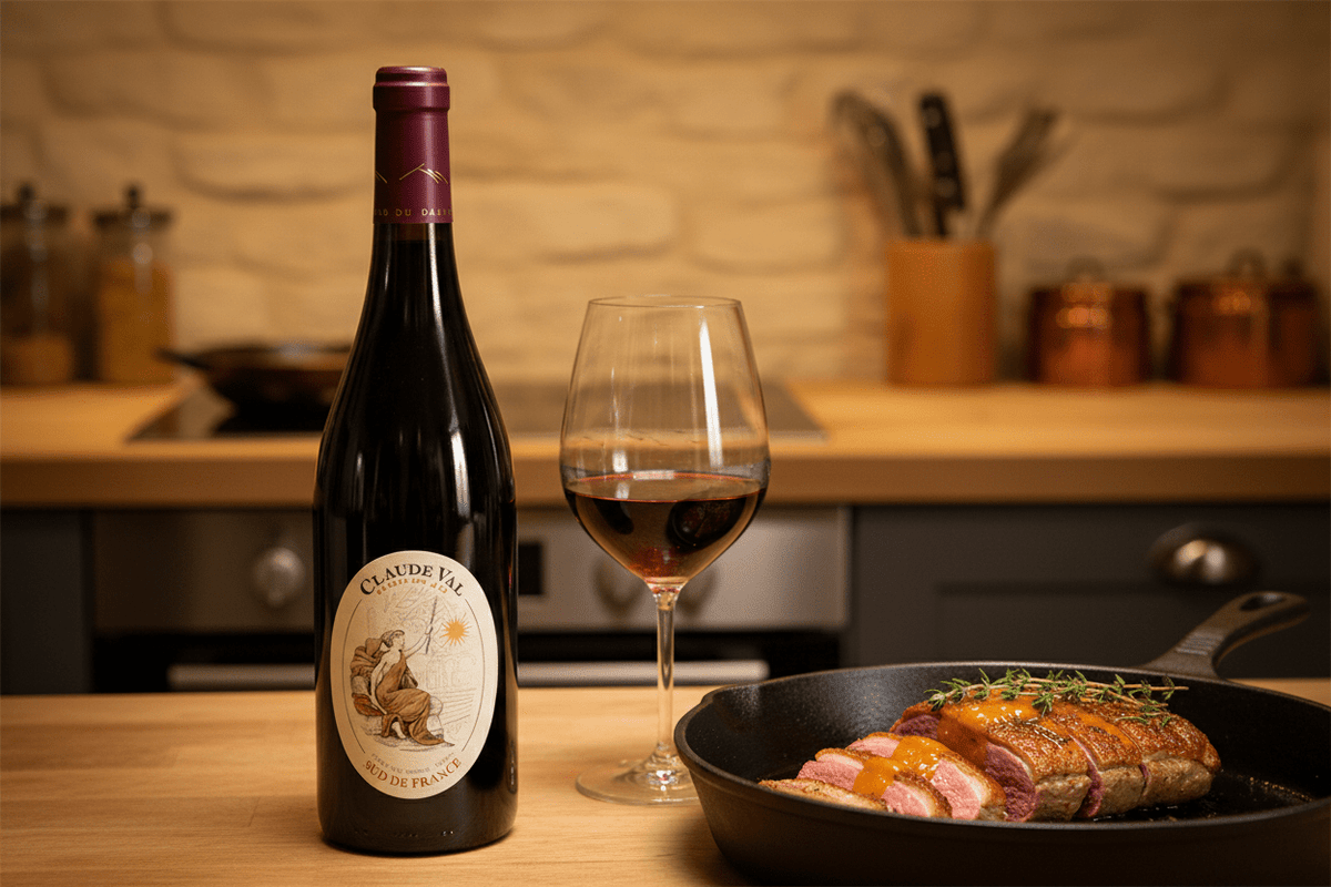 Vino Tinto Claude Val IGP Pays D'Oc - La Cava