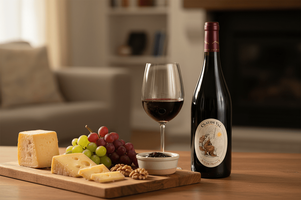 Vino Tinto Claude Val IGP Pays D'Oc - La Cava