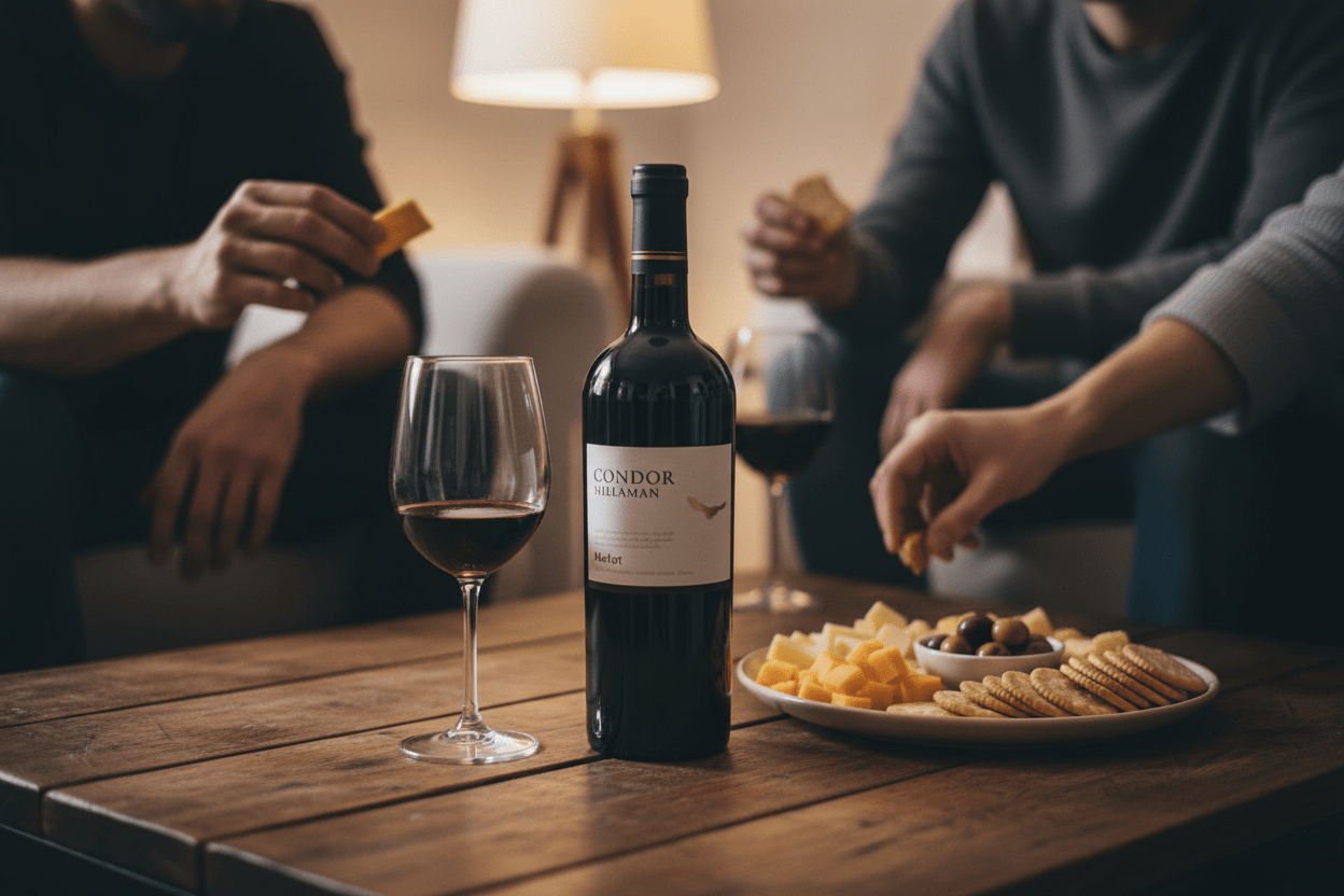 Vino Tinto Condor Merlot 750ml Valle Central - Vino de Chile - La Cava