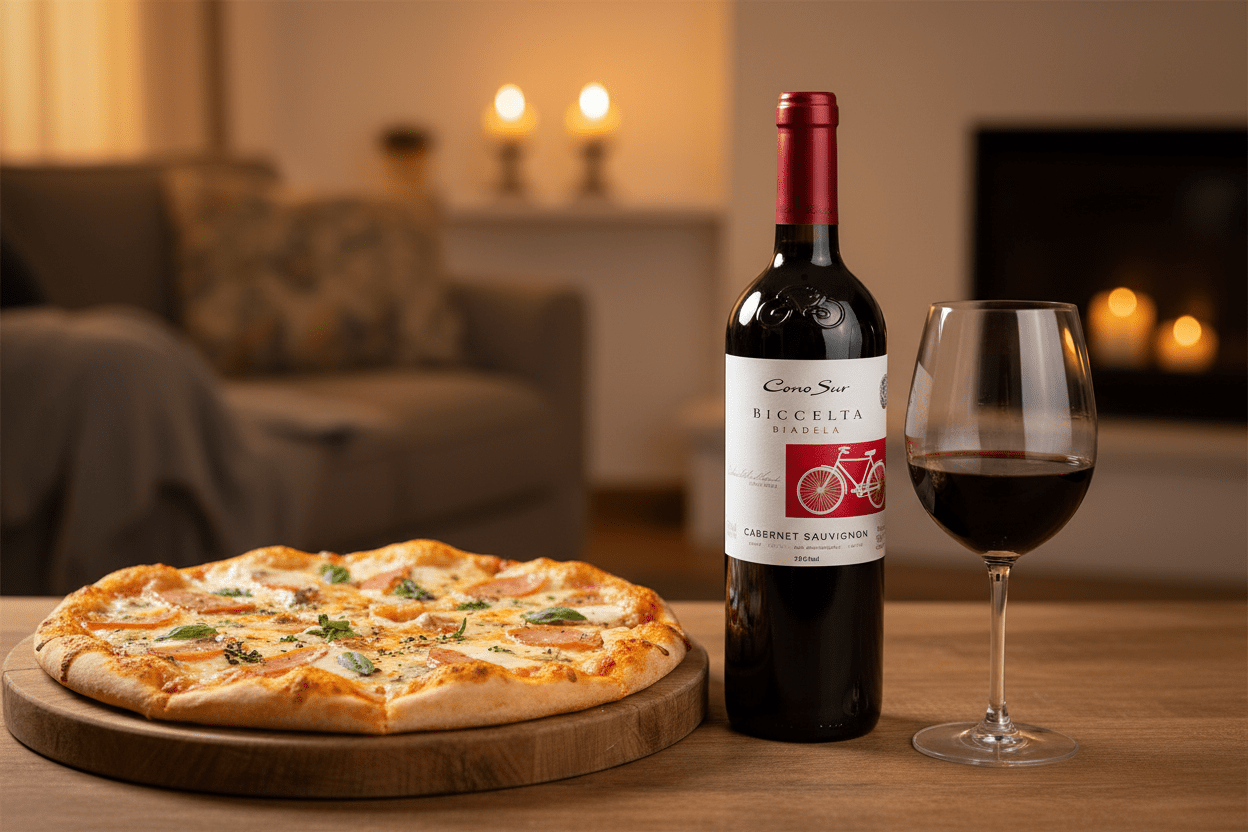 Vino Tinto Cono Sur Bicicleta Cabernet Sauvignon Semidulce 750 ml - La Cava