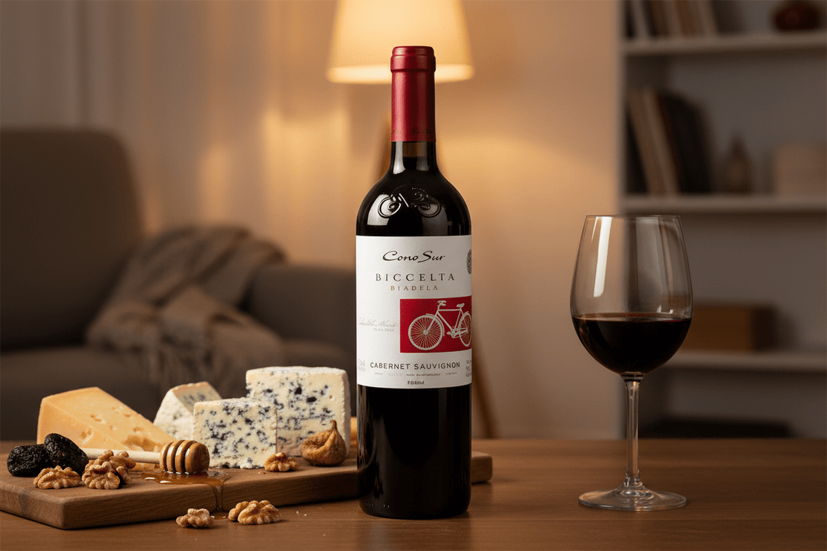 Vino Tinto Cono Sur Bicicleta Cabernet Sauvignon Semidulce 750 ml - La Cava