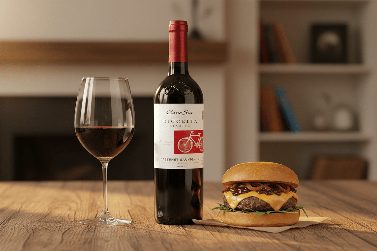 Vino Tinto Cono Sur Bicicleta Cabernet Sauvignon Semidulce 750 ml - La Cava