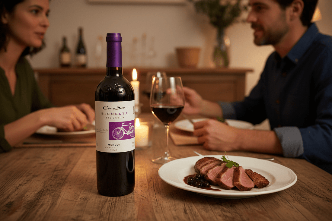 Vino Tinto Cono Sur Bicicleta Merlot de 750 ml - La Cava