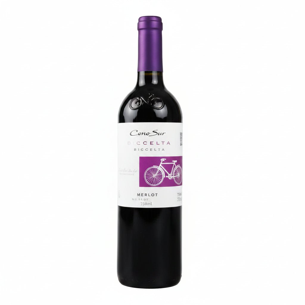 Vino Tinto Cono Sur Bicicleta Merlot de 750 ml - La Cava
