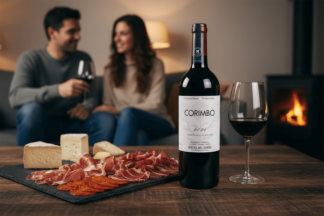 Vino Tinto Corimbo 2021 de 750 ml - La Cava