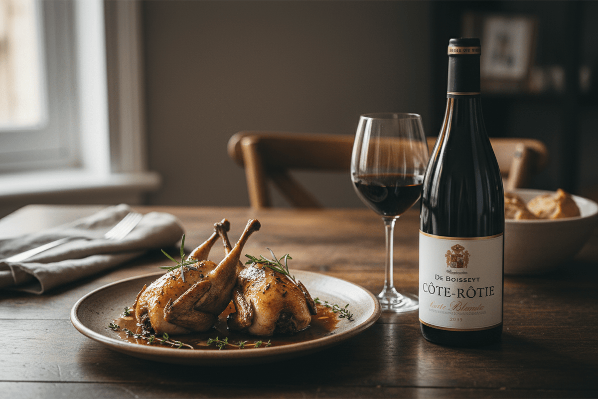 Vino tinto cote-rotie cote blonde 2019 domaine de boisseyt - Vino de Francia - La Cava