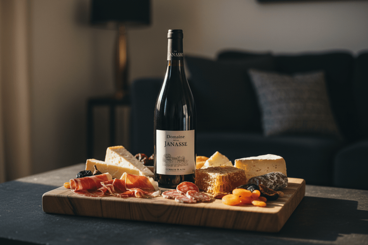 Vino tinto cotes-du-rhone tradition 2022 - Vino de Francia - La Cava