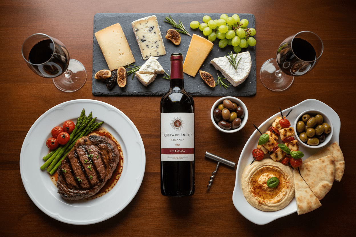 Vino Tinto Crianza 750ml Ribera del Duero España - La Cava