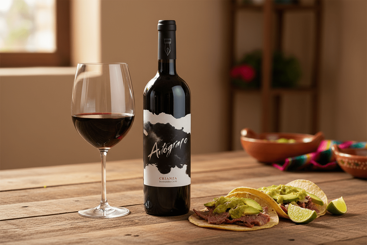 Vino Tinto Crianza Autógrafo - La Cava