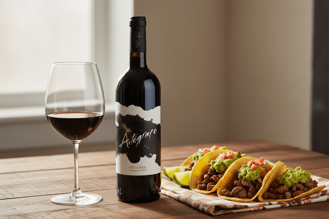 Vino Tinto Crianza Autógrafo - La Cava