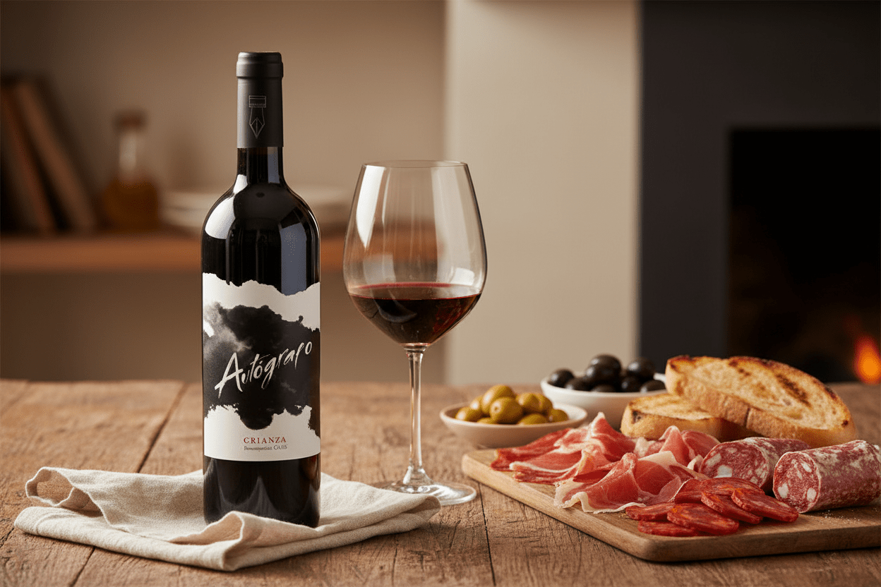 Vino Tinto Crianza Autógrafo - La Cava