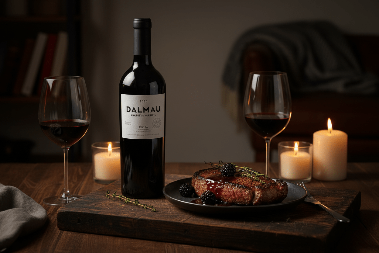 Vino Tinto Dalmau 2020 de 750ml - vino de España - La Cava