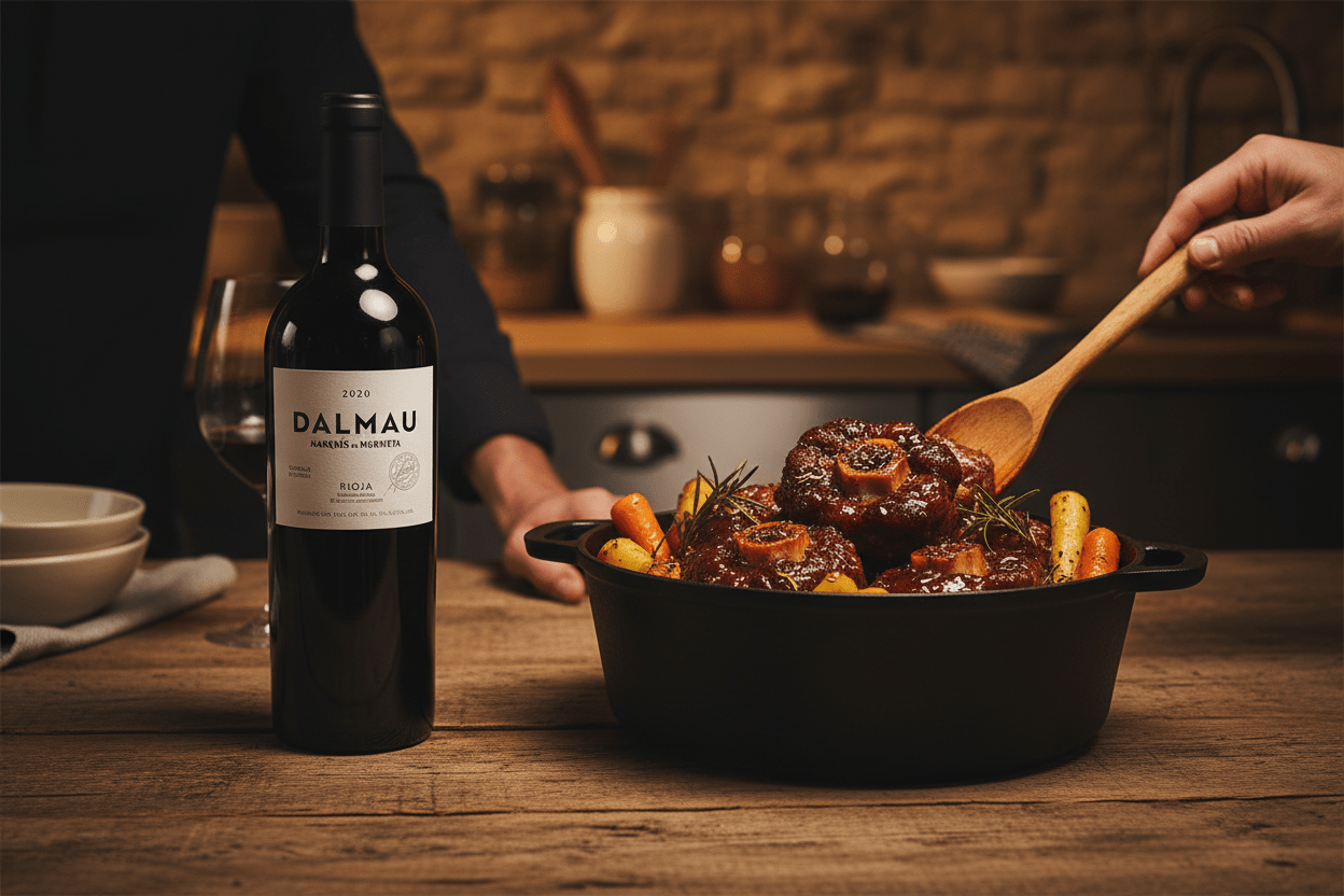 Vino Tinto Dalmau 2020 de 750ml - vino de España - La Cava