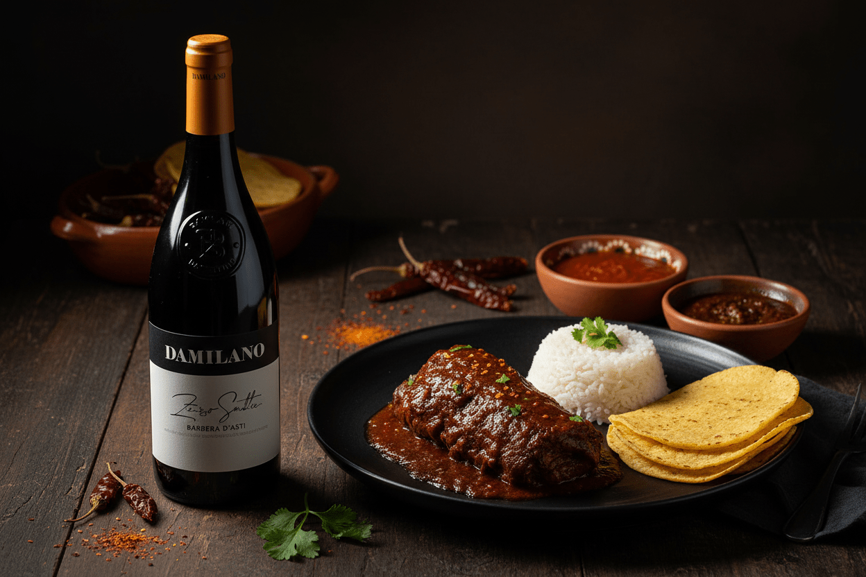 Vino Tinto Damilano Zero Sette Barber D'Asti 750ml - La Cava