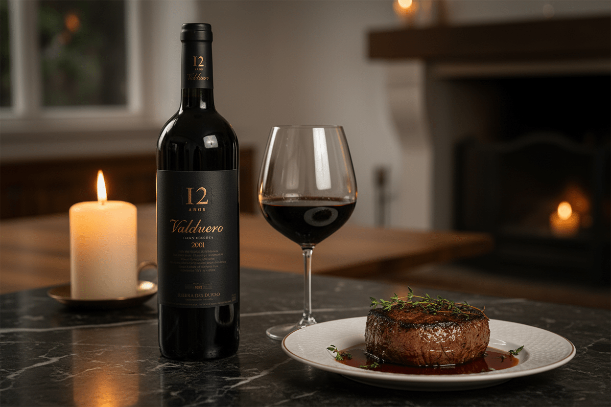 Vino Tinto de Colección Valduero Gran Reserva 12 Años Caja de Madera 750ml 2001 - Vino de España - La Cava