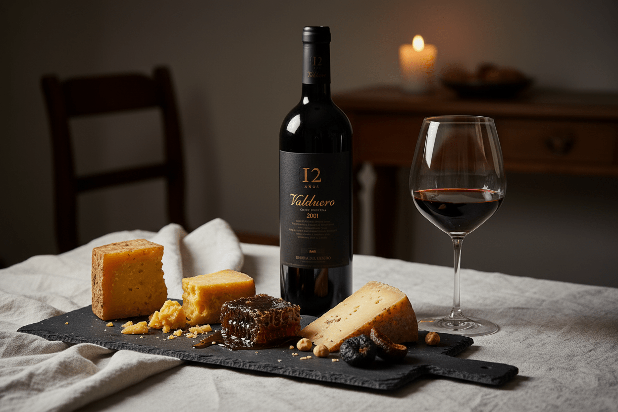 Vino Tinto de Colección Valduero Gran Reserva 12 Años Caja de Madera 750ml 2001 - Vino de España - La Cava