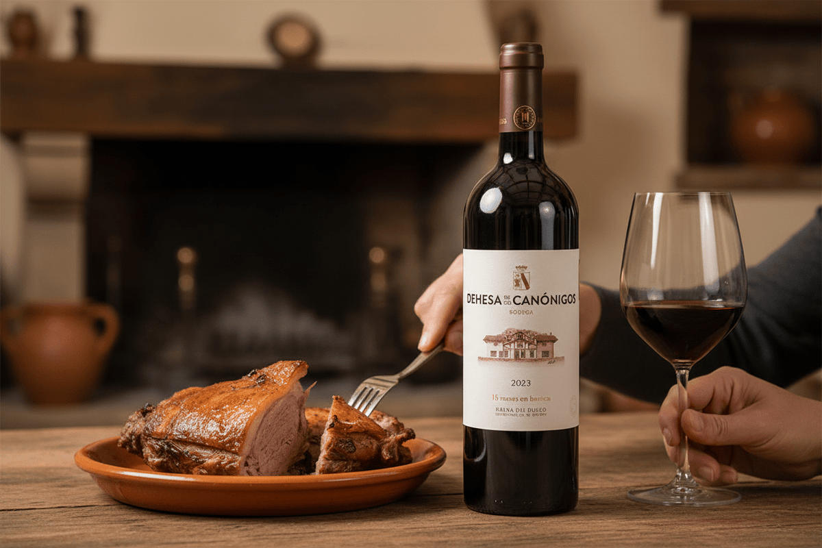 Vino Tinto Dehesa de los Canonigos Crianza 2023 de 750ml - La Cava