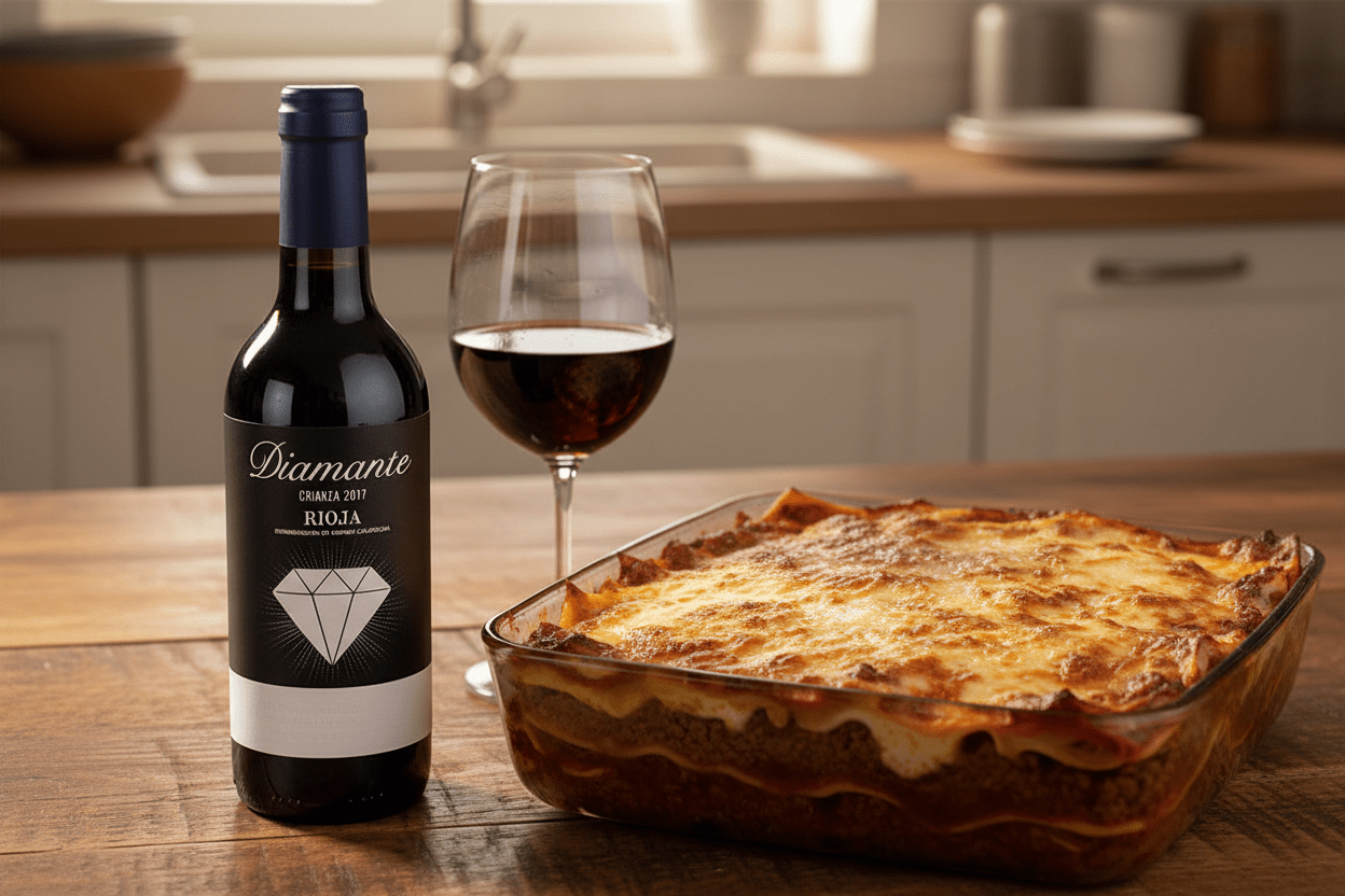 Vino Tinto Diamante Crianza de 375 ml - La Cava