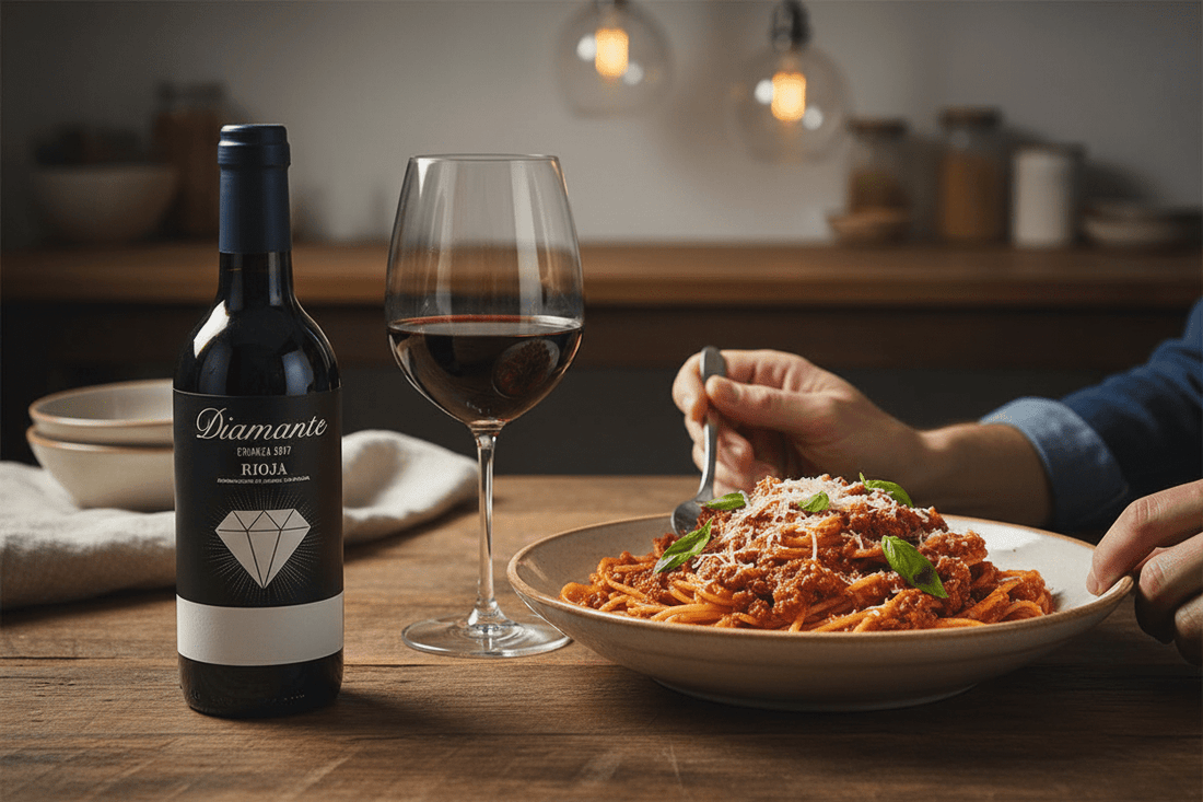 Vino Tinto Diamante Crianza de 375 ml - La Cava