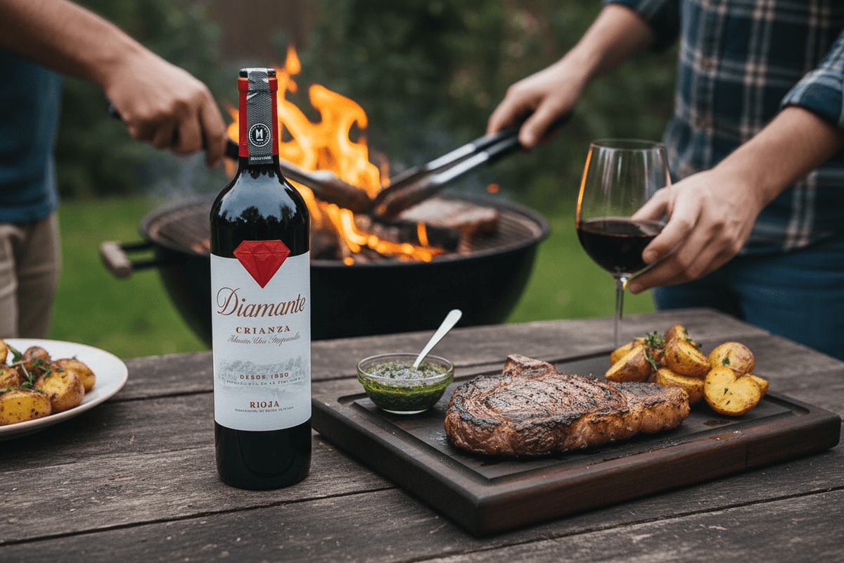 Vino Tinto Diamante Crianza de 750 ml - La Cava