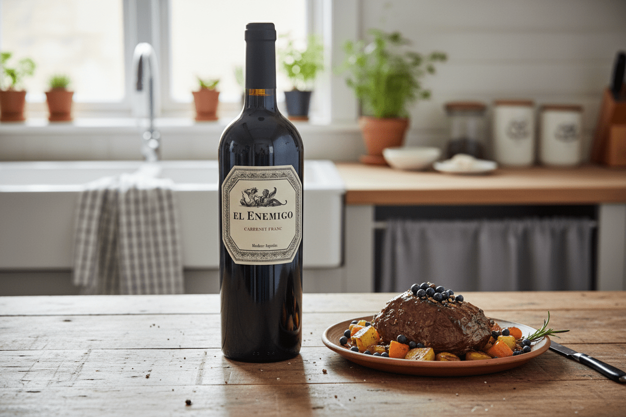 Vino tinto Doble magnum el enemigo cabernet franc 2022 - Vino Argentino - La Cava