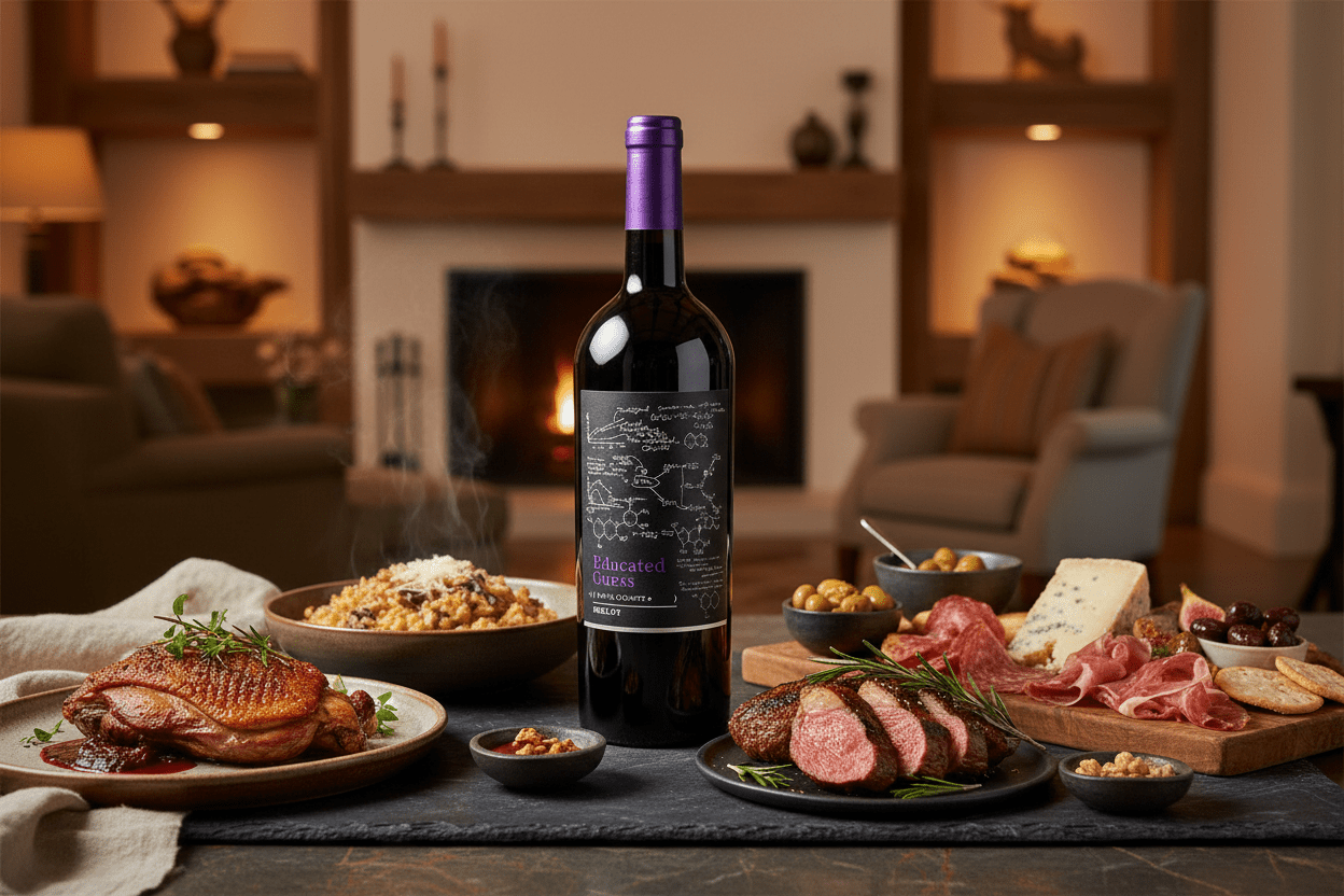 Vino Tinto Educated Guess Merlot 750ml | Napa Valley - Vino de Estados Unidos - La Cava
