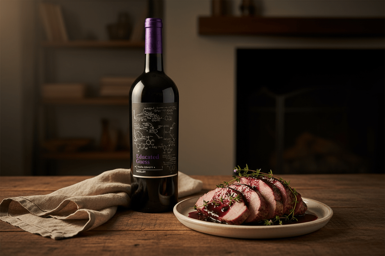 Vino Tinto Educated Guess Merlot 750ml | Napa Valley - Vino de Estados Unidos - La Cava