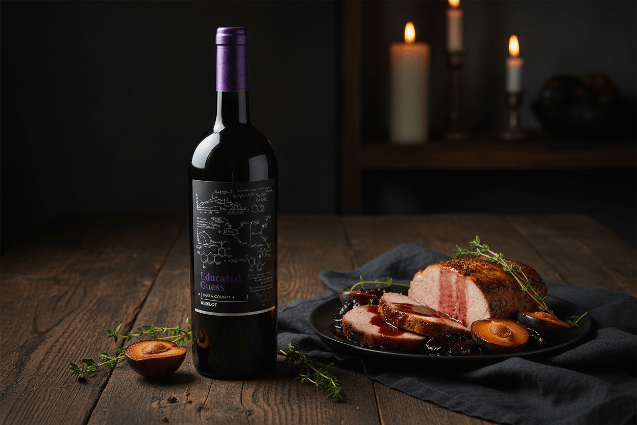 Vino Tinto Educated Guess Merlot 750ml | Napa Valley - Vino de Estados Unidos - La Cava