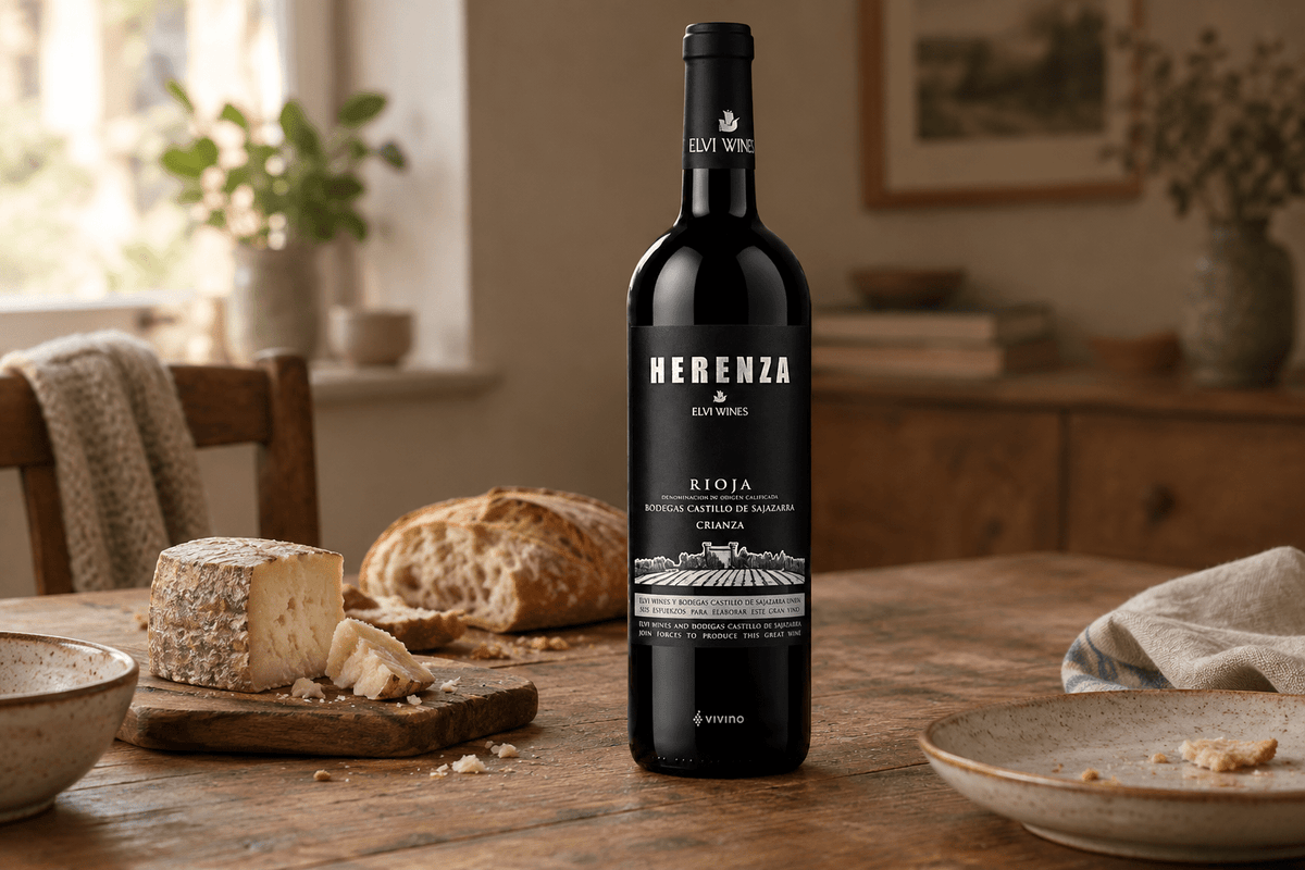 Vino Tinto Elvi Wines Herenza Rioja Crianza - La Cava