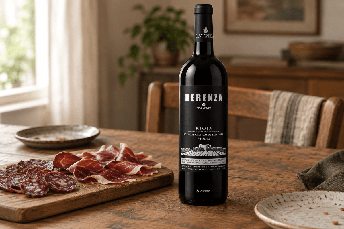 Vino Tinto Elvi Wines Herenza Rioja Crianza - La Cava