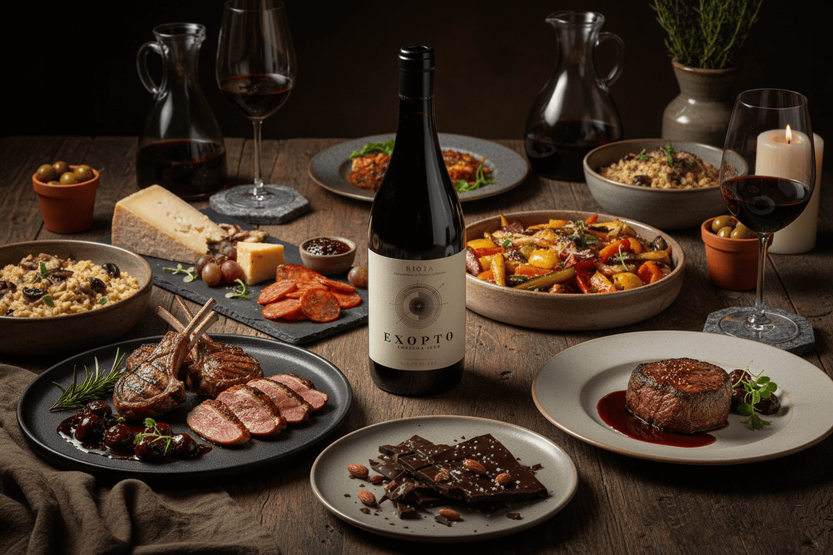 Vino Tinto Exopto 2023 Bodegas Exopto 750ml DOCa Rioja, España - La Cava