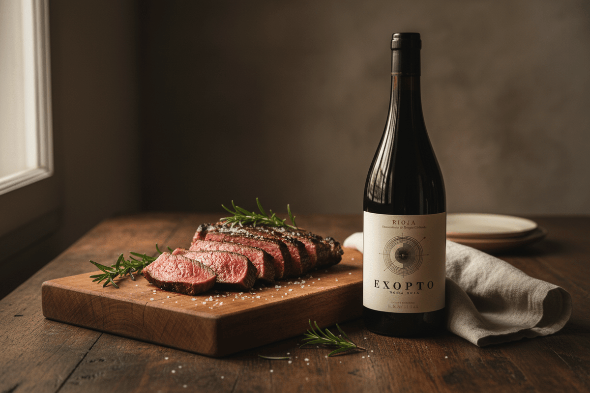 Vino Tinto Exopto 2023 Bodegas Exopto 750ml DOCa Rioja, España - La Cava