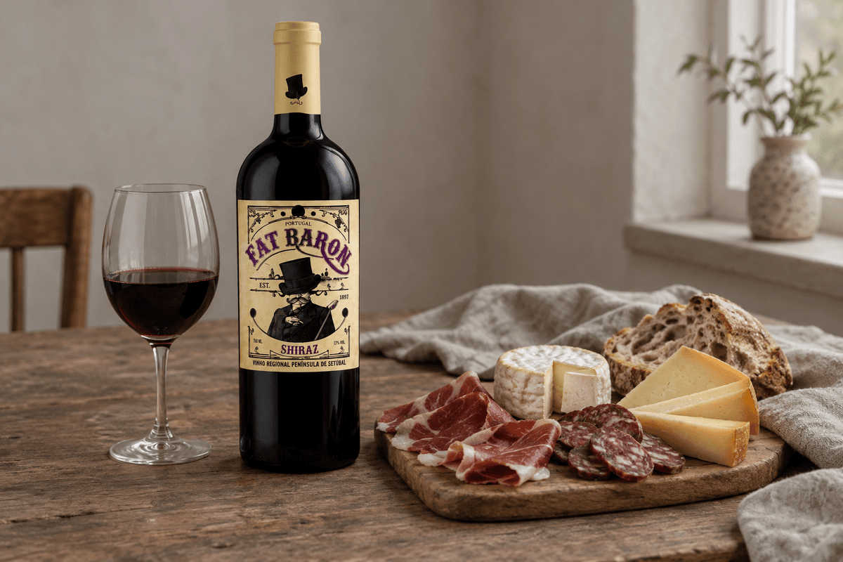 Vino Tinto Fat Baron Shiraz DOC Península de Setúbal - La Cava