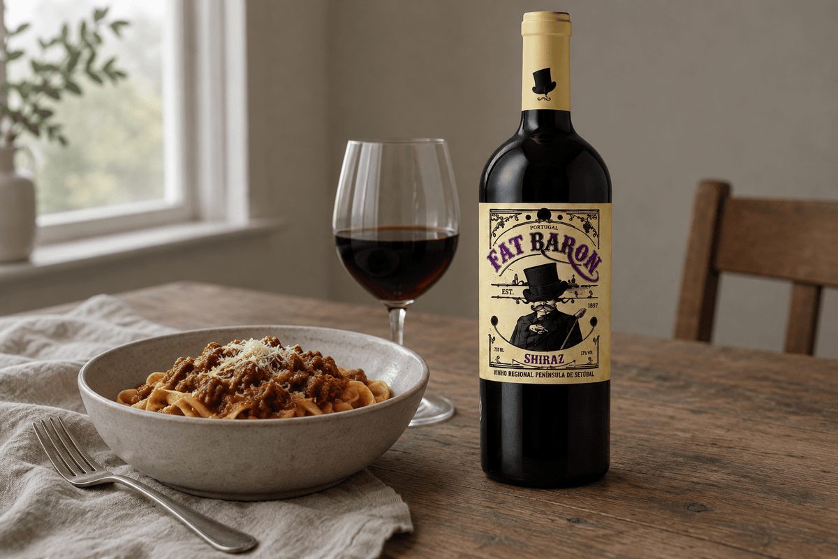 Vino Tinto Fat Baron Shiraz DOC Península de Setúbal - La Cava