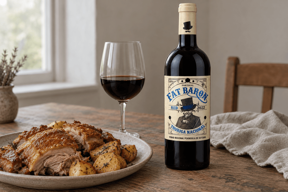 Vino Tinto Fat Barón Touriga Nacional DOC Península de Setúbal - La Cava