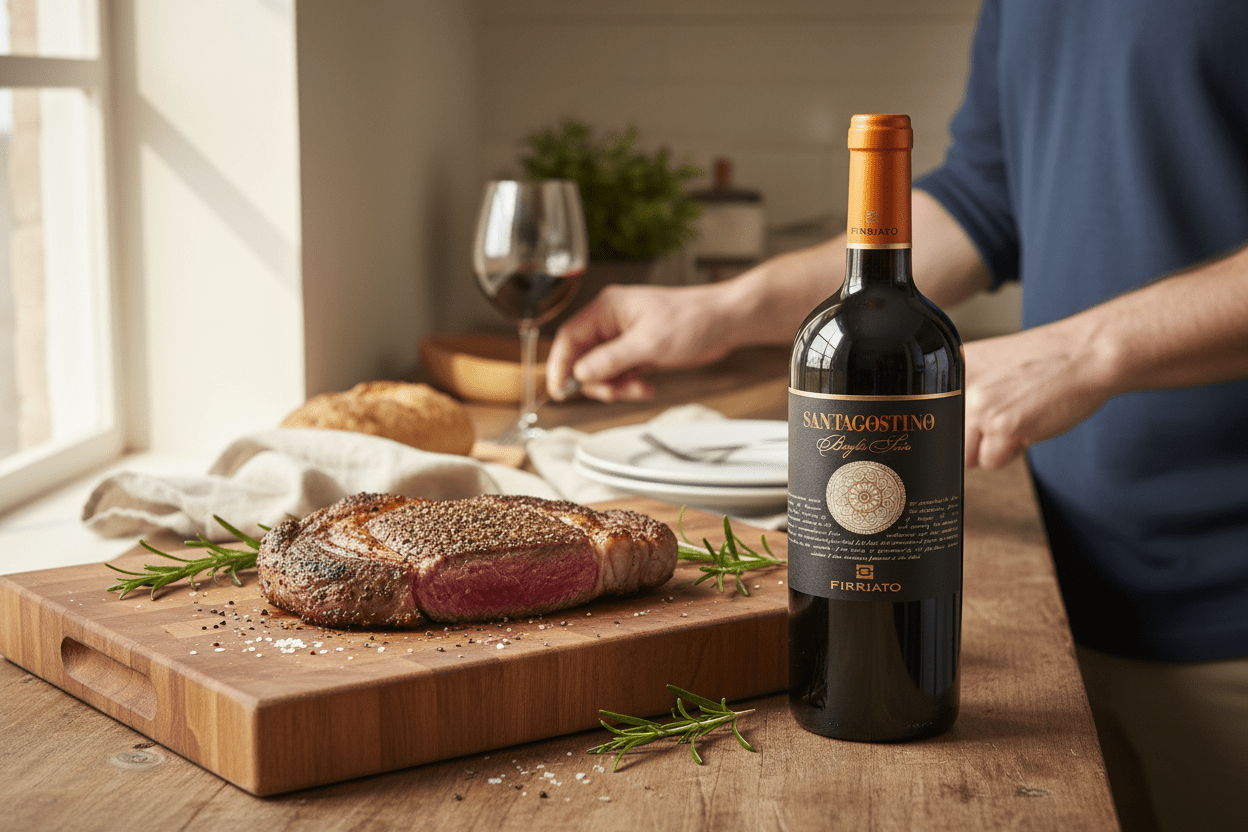 Vino Tinto Firriato Santagostino Baglio Soria Sicilia - Vino de Italia - La Cava