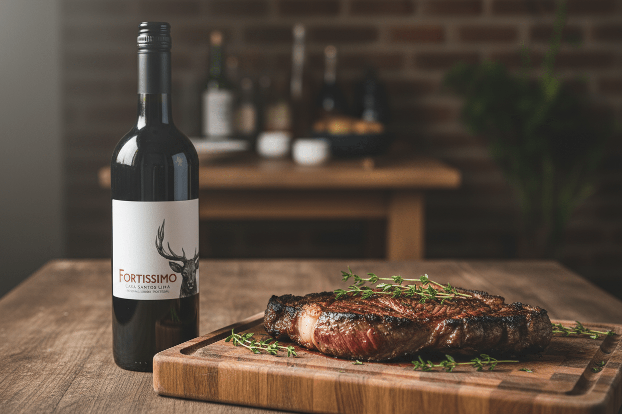 Vino Tinto Fortissimo 750ml Casa Santos Lima Regional Lisboa - Vino de Portugal - La Cava