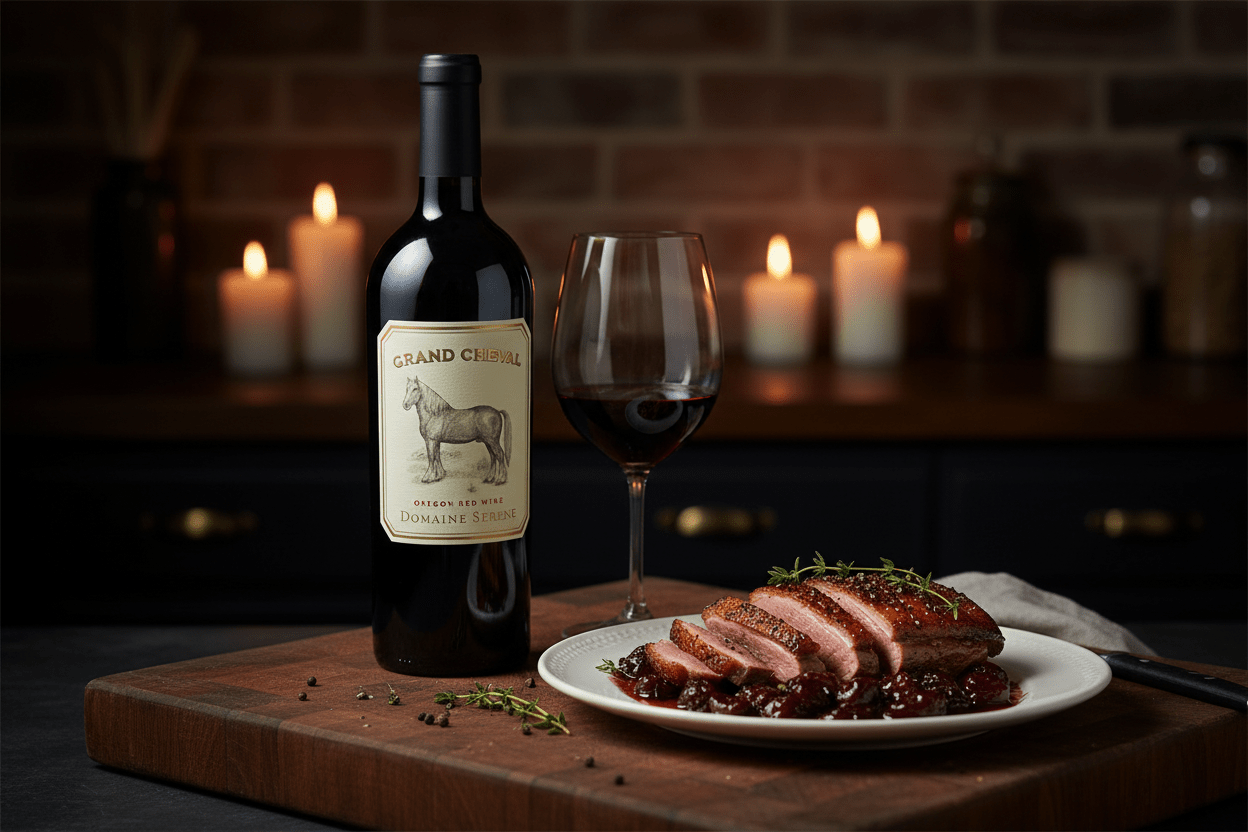 Vino Tinto Grand Cheval 750ml Pinot Noir & Syrah Oregon / Washington - Vino de Estados Unidos - La Cava