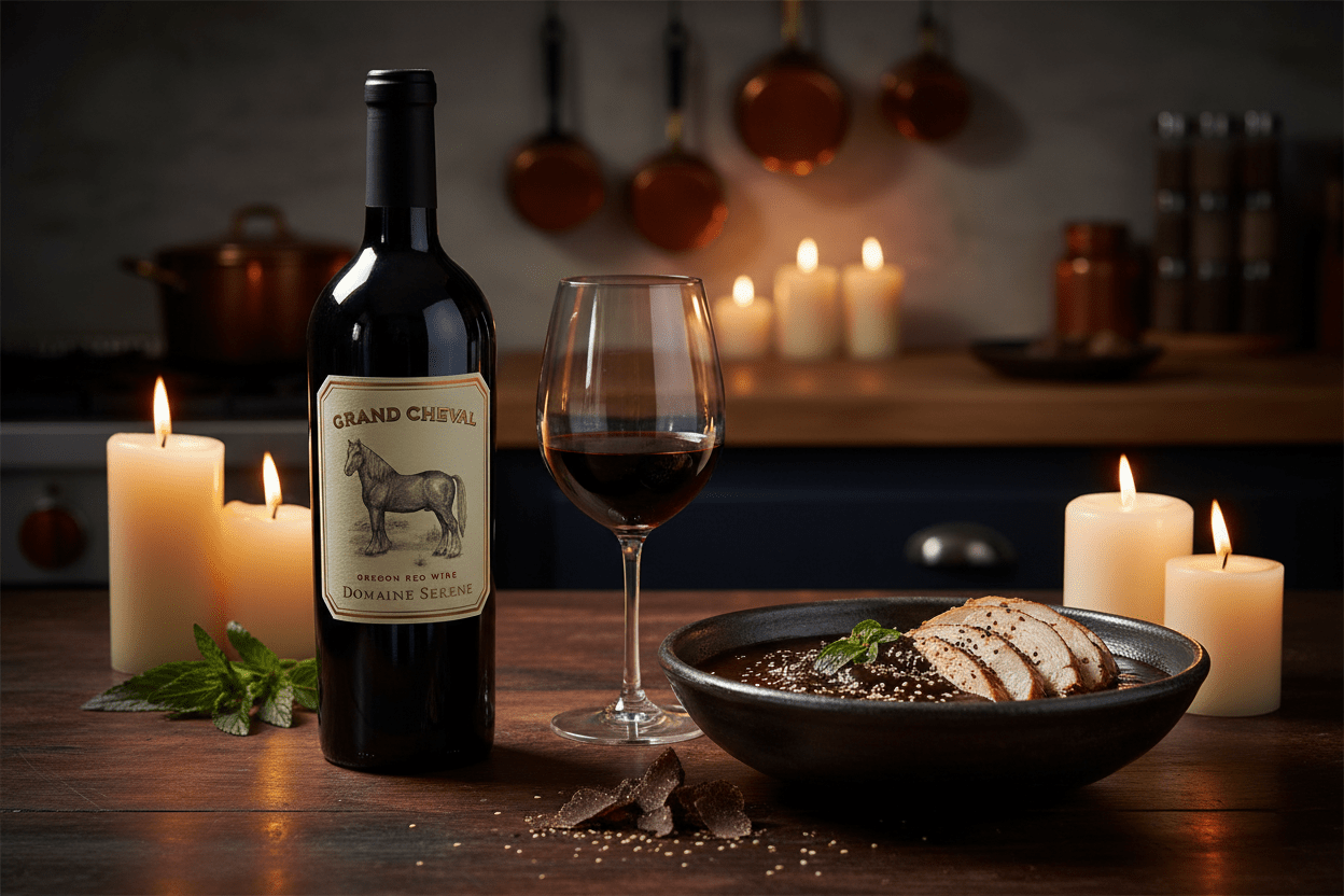Vino Tinto Grand Cheval 750ml Pinot Noir & Syrah Oregon / Washington - Vino de Estados Unidos - La Cava