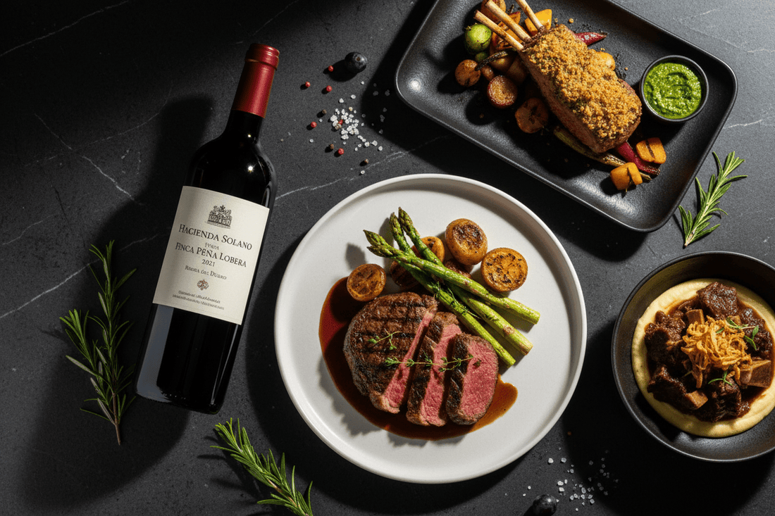 Vino Tinto Hacienda Solano Finca Peña Lobera 2021 Ribera del Duero - Vino de España - La Cava