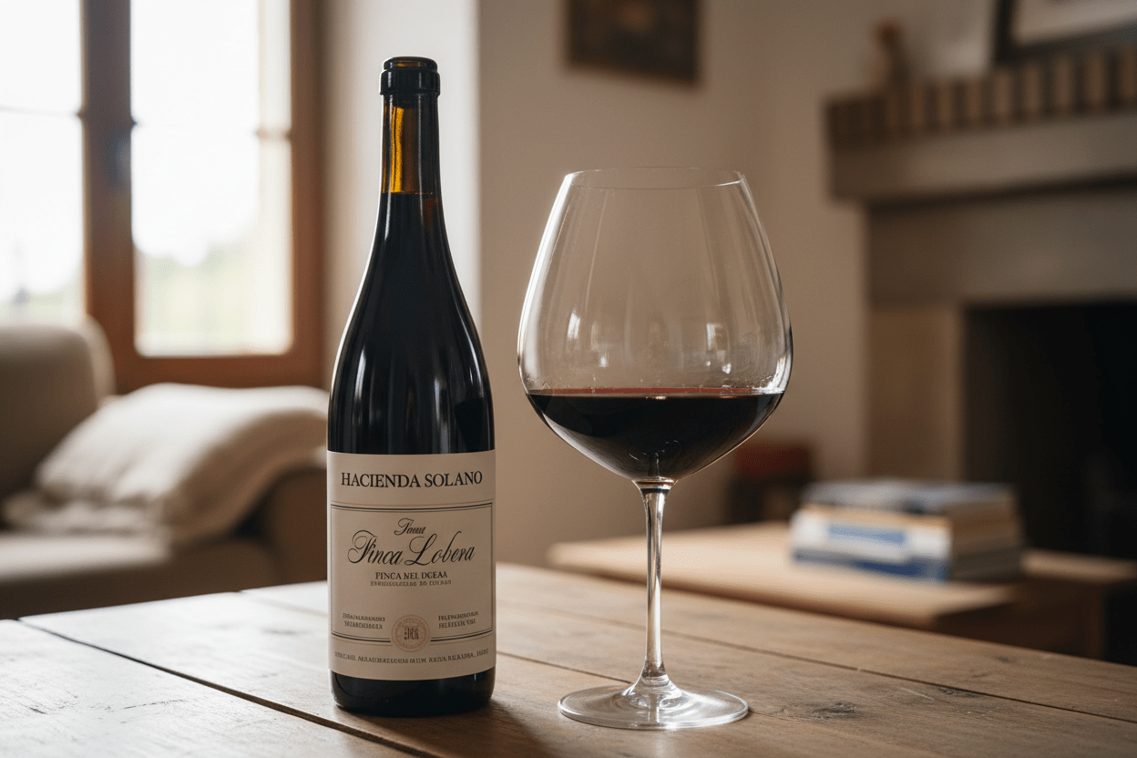 Vino Tinto Hacienda Solano Finca Peña Lobera 2021 Ribera del Duero - Vino de España - La Cava