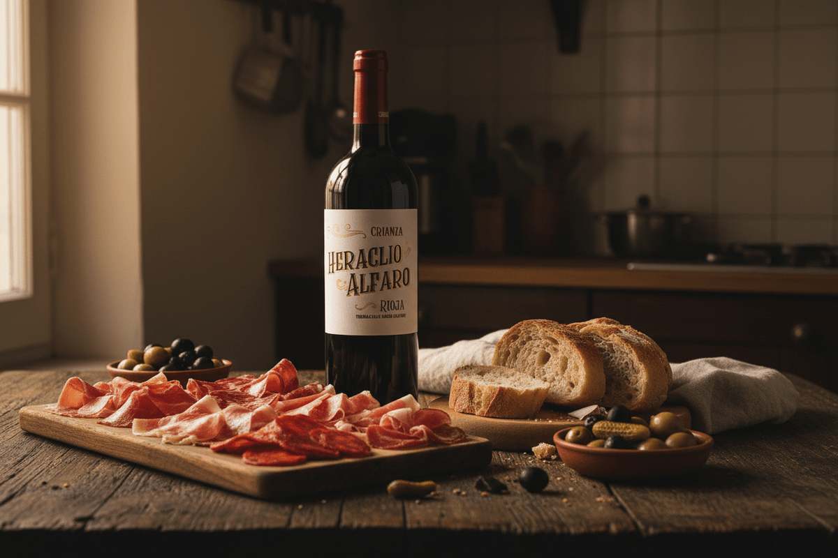 Vino Tinto Heraclio Alfaro Crianza 750ml Rioja Oriental - Vino de España - La Cavaslider_item_HiMBLA
