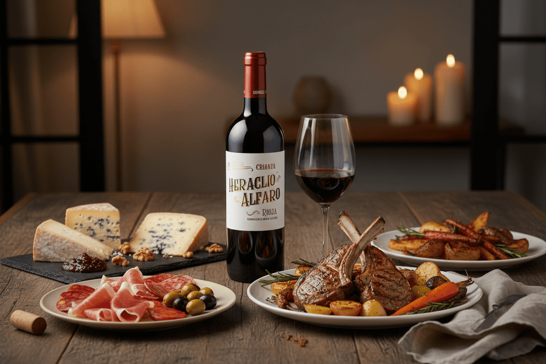 Vino Tinto Heraclio Alfaro Crianza 750ml Rioja Oriental - Vino de España - La Cava