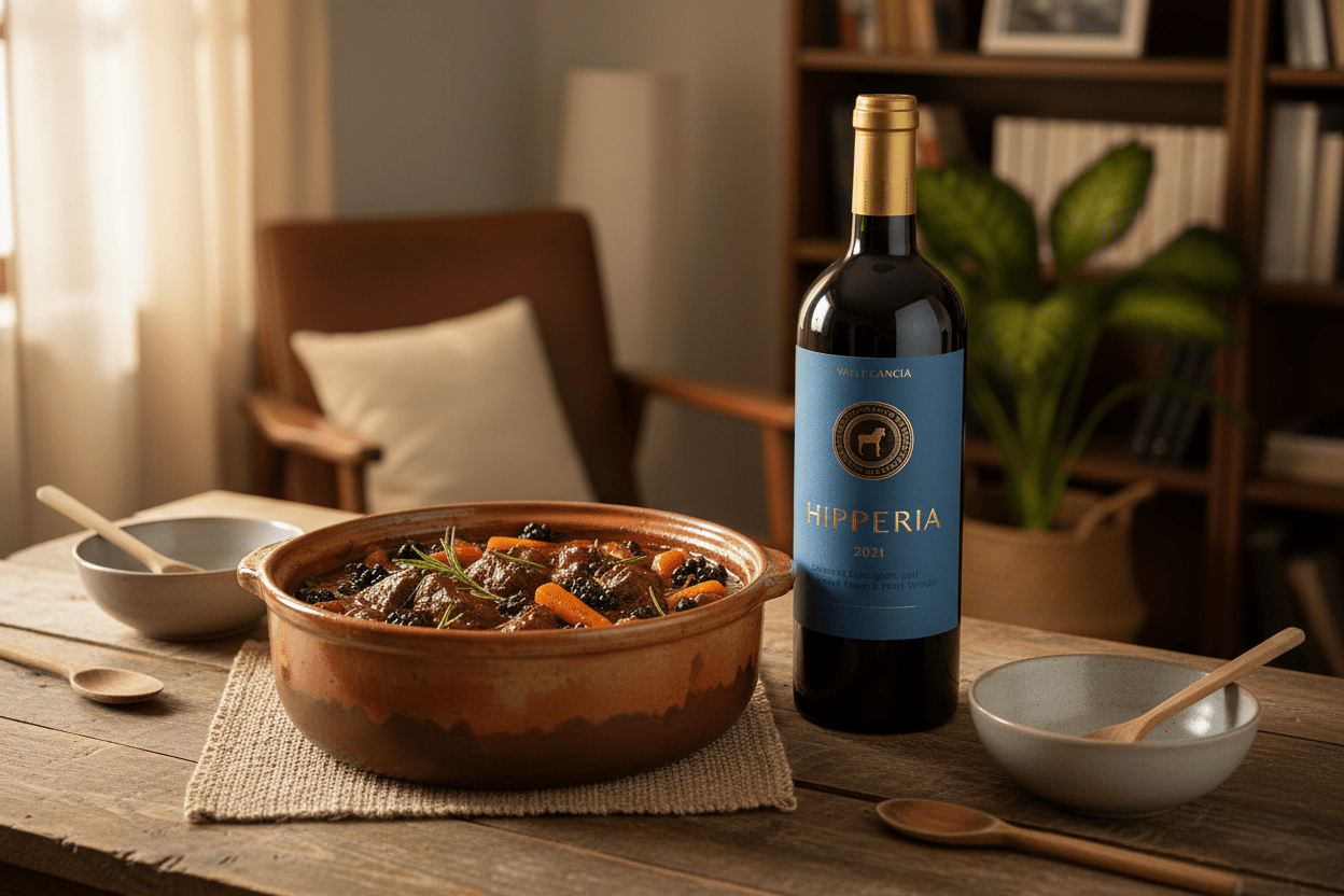 Vino Tinto Hipperia Magnum 2021 1.5L Pago de Vallegaría - Vino de España - La Cava