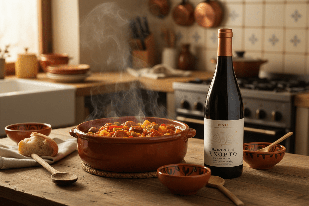 Vino Tinto Horizonte de Exopto 2021 Bodegas Exopto 750ml DOCa Rioja - Vino de España - La Cava