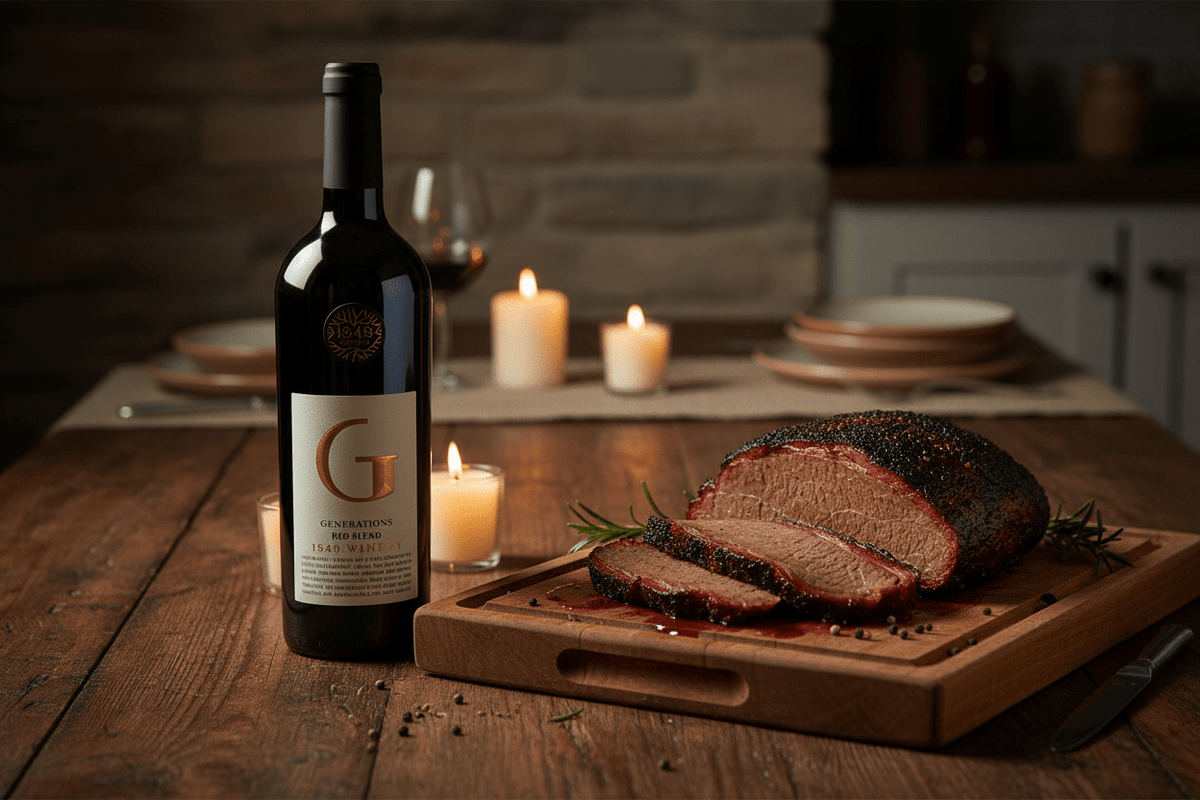 Vino Tinto Kosher 1848 7th Generation Dry Red 750ml - Vino de Israel - La Cava