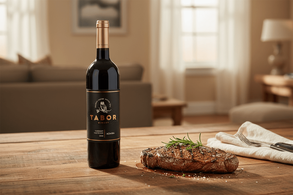 Vino tinto kosher adama tabor cabernet sauvignon 750 ml Israel - Vino de Israel - La Cava