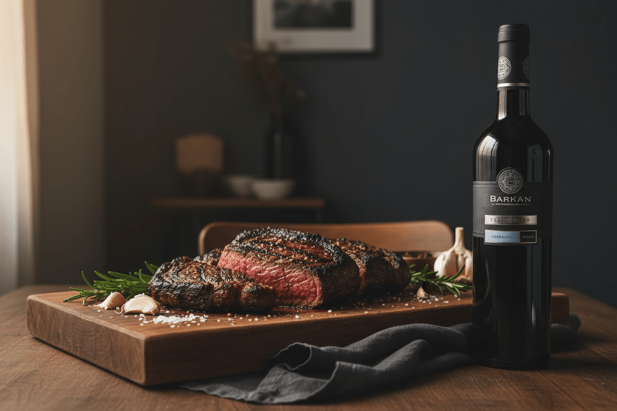 Vino Tinto Kosher Barkan Classic Petite Sirah 750ml Israel - Vino de Israel - La Cava