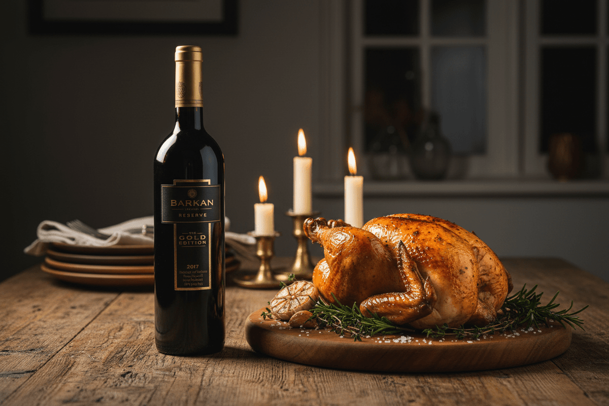 Vino Tinto Kosher Barkan Gold Merlot 750ml - Vino de Israel - La Cava